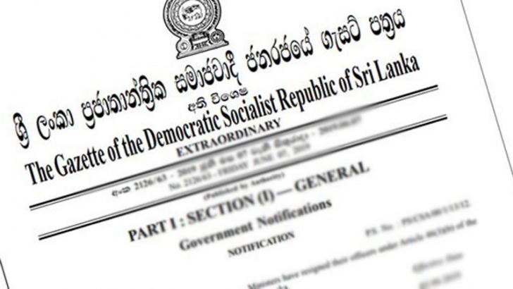 President orders to gazette 22nd Amendment withheld by Justice Minister