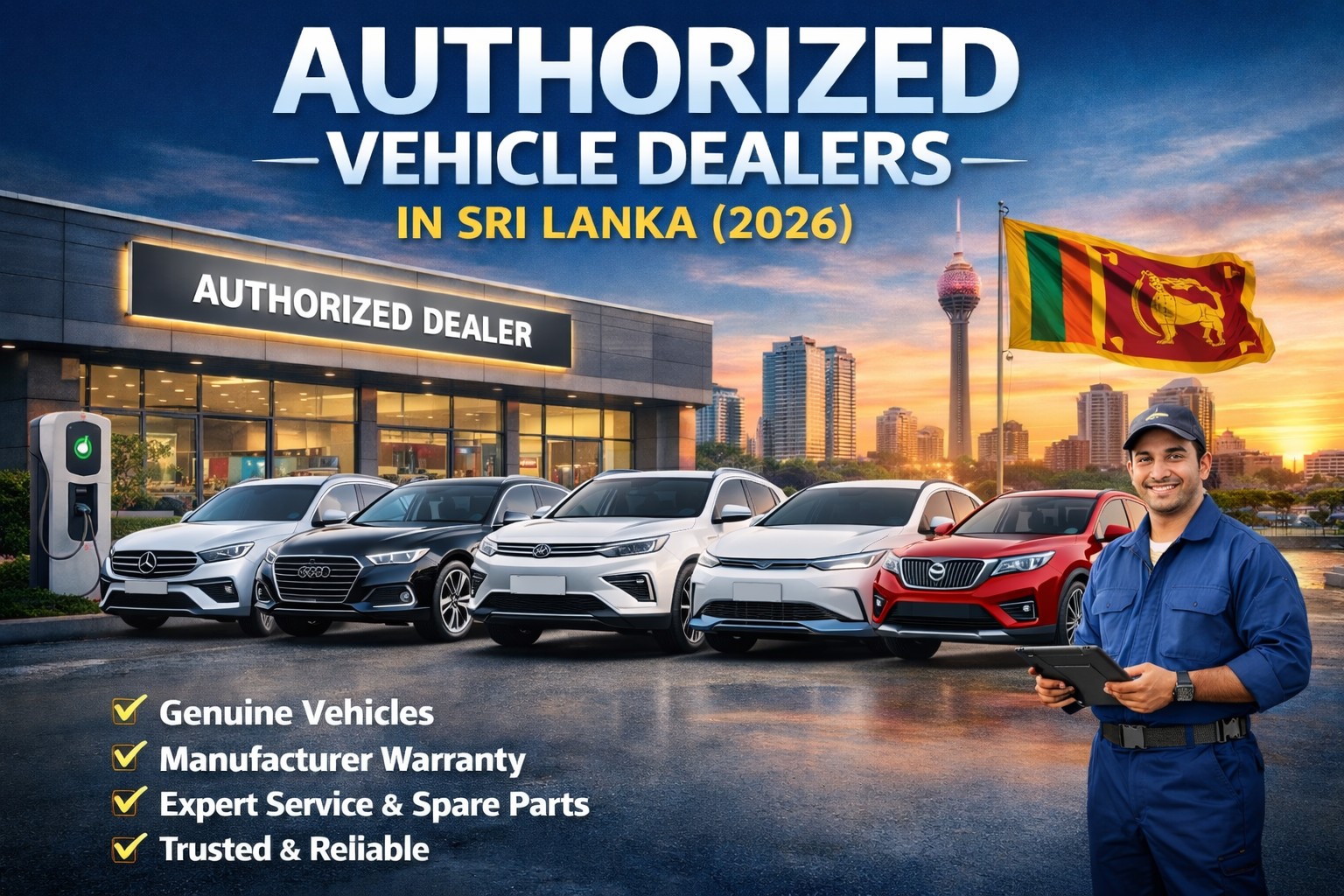 Authorized Vehicle Dealers in Sri Lanka (2026)
